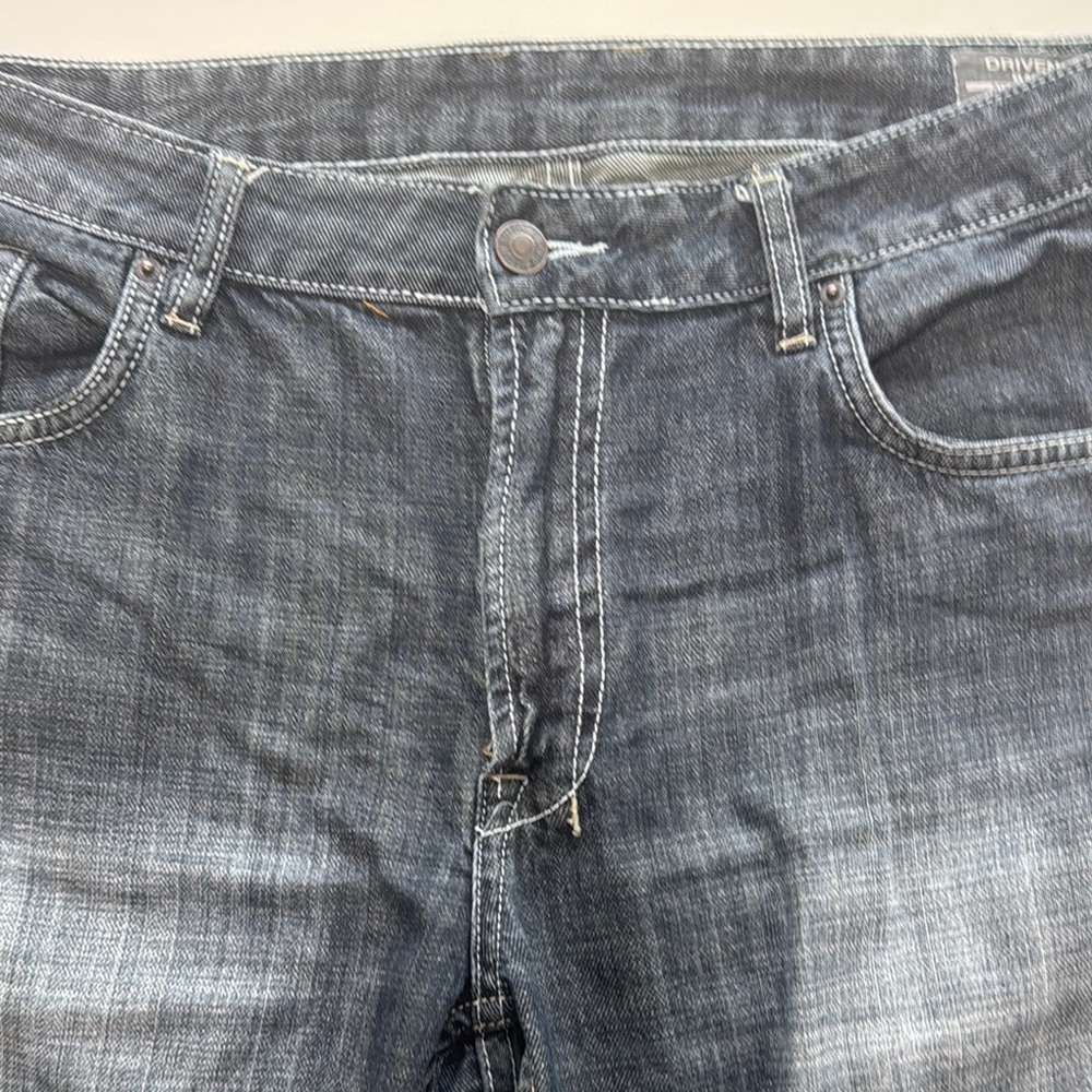Buffalo David Bitton Blue Relaxed Jeans with Vintage Appeal